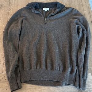 Men’s Neiman Marcus Nano Cashmere 1/4 Zip Sweater